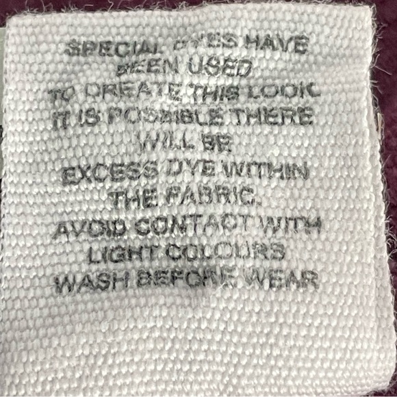 Jamie Kay Girls Corduroy Dress Pinafore Jumper Embroidered Purple Plum 5Y - Picture 11 of 12